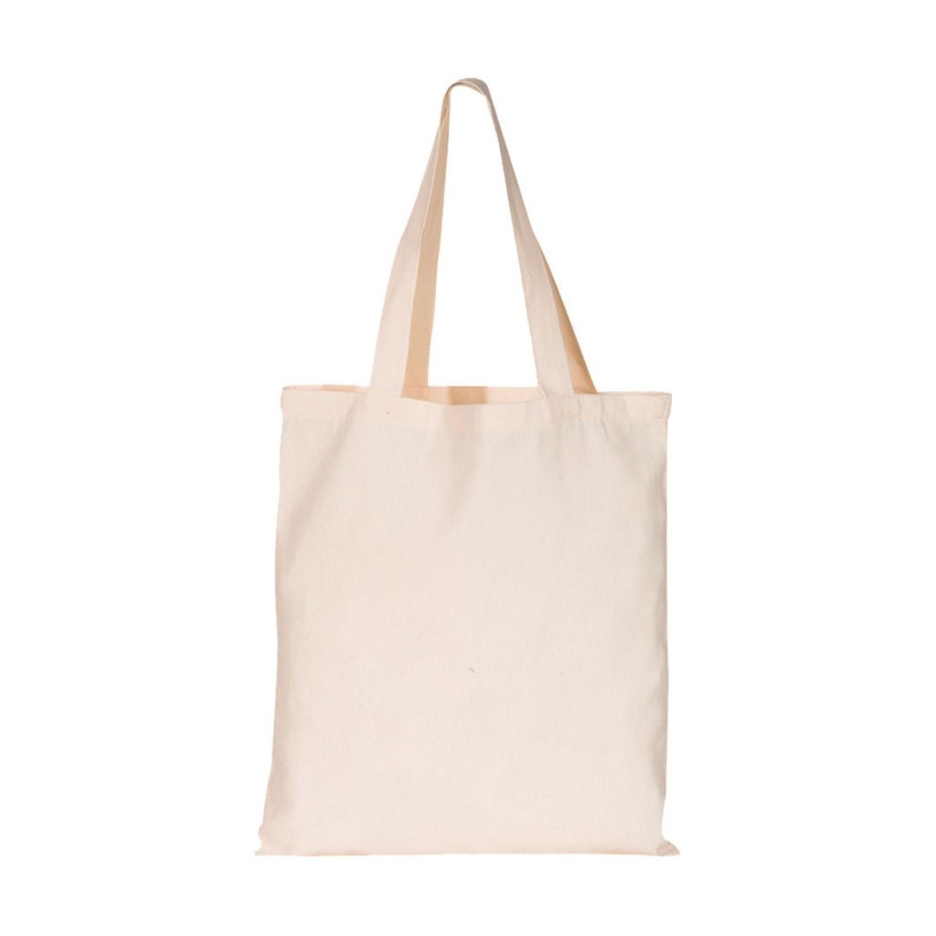 ECOBAG 32x38cm GRANDE bolsa ecológica sacola Lisa  - 100% algodão cru