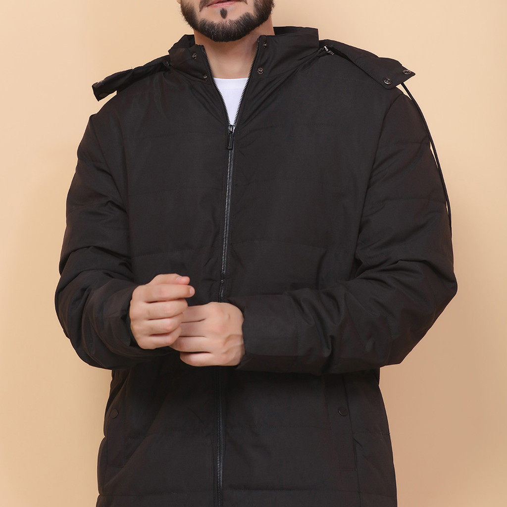 Jaqueta Bobo Jacó Preto Corta-vento Masculina Importado C/ Capuz