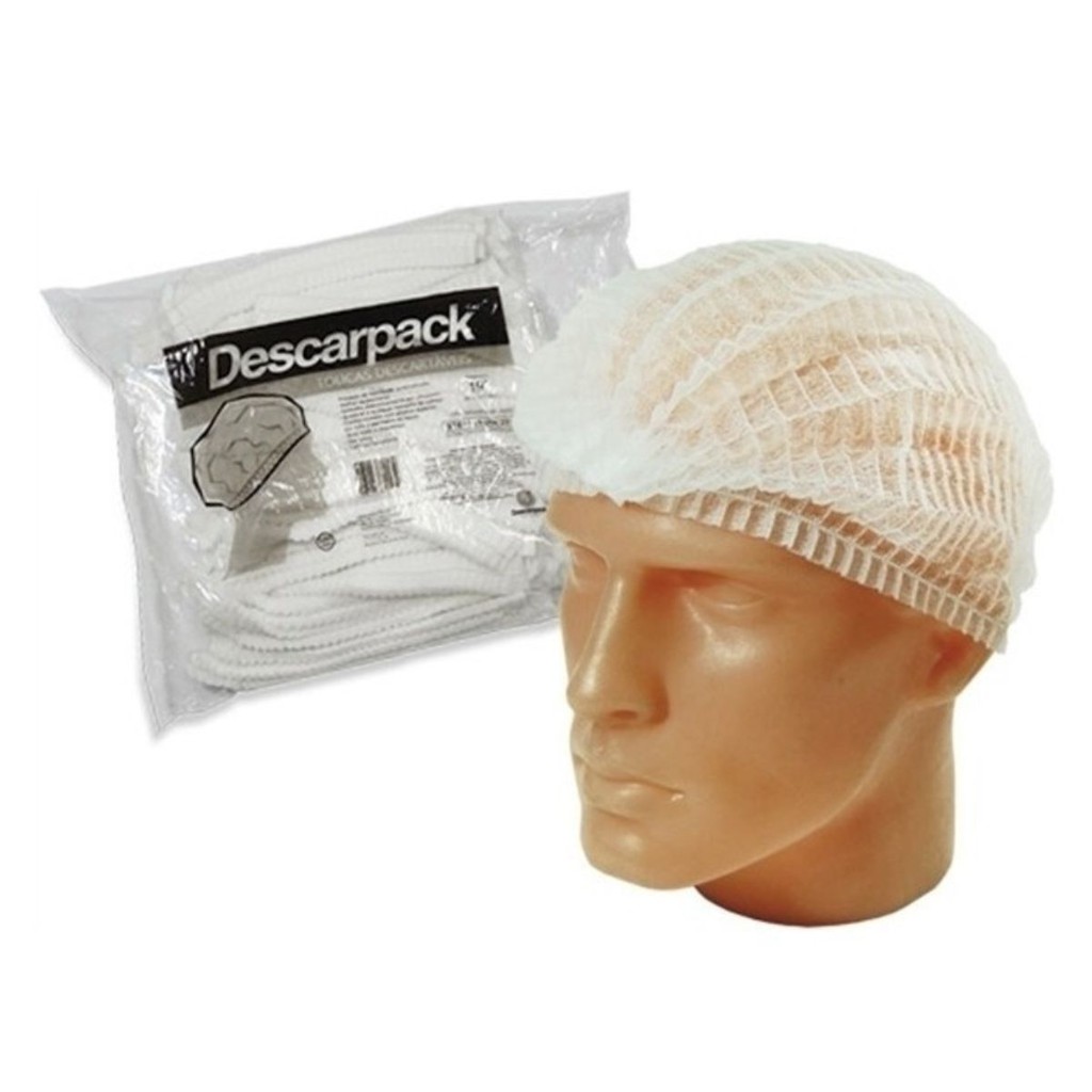 TOUCA DESCARTAVEL DESCARPACK 100UN em Oferta na Shopee