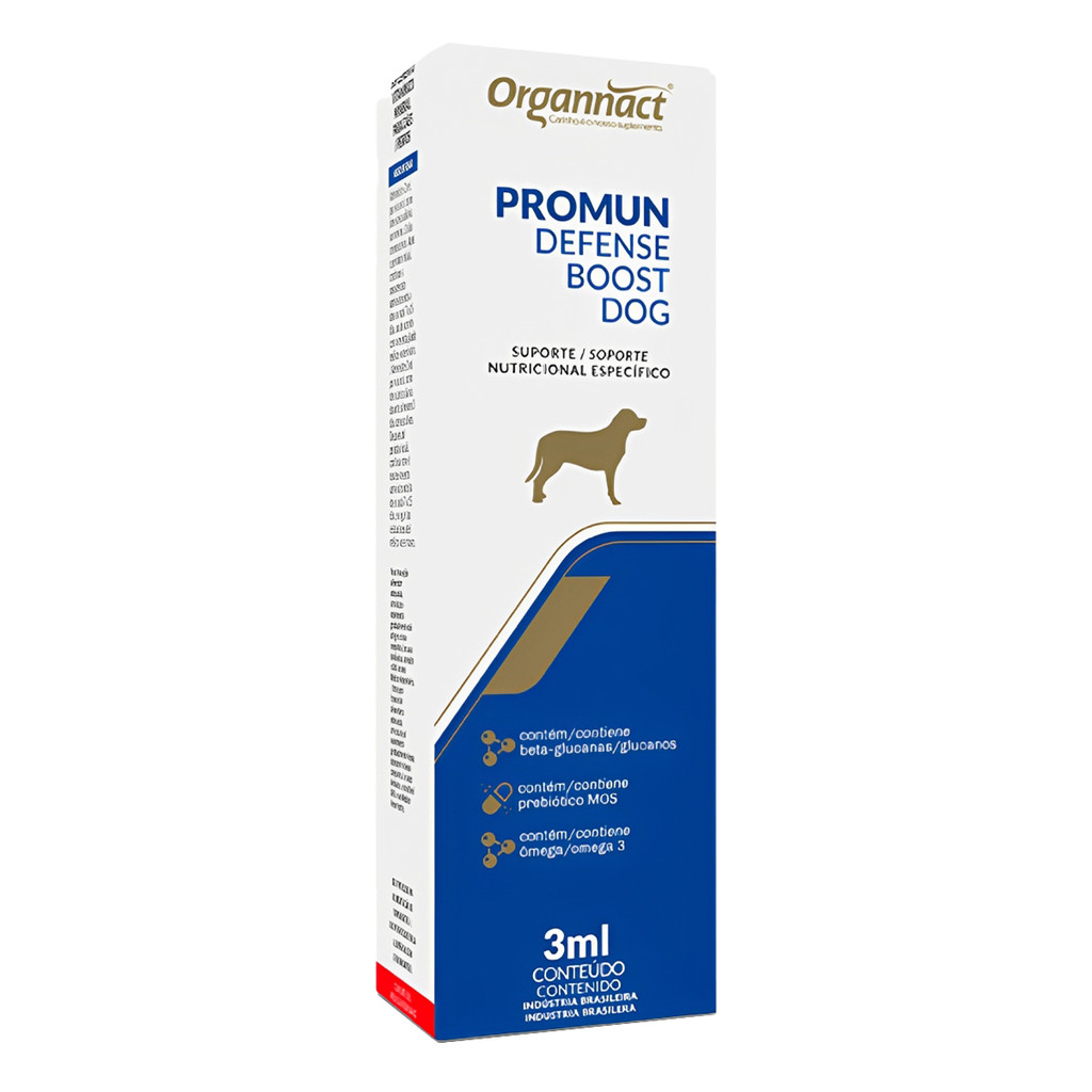 Suplemento Promun Defense Boost Dog Organnact 3ml em Oferta na Shopee