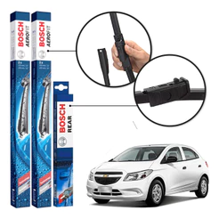 Palheta Parabrisa Diant E Traseira Bosch Gm Onix 2012 A 2018 BOSCH