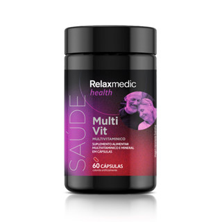Multivitamínico 60 Cápsulas Nutricional  Relaxmedic em Oferta na Shopee