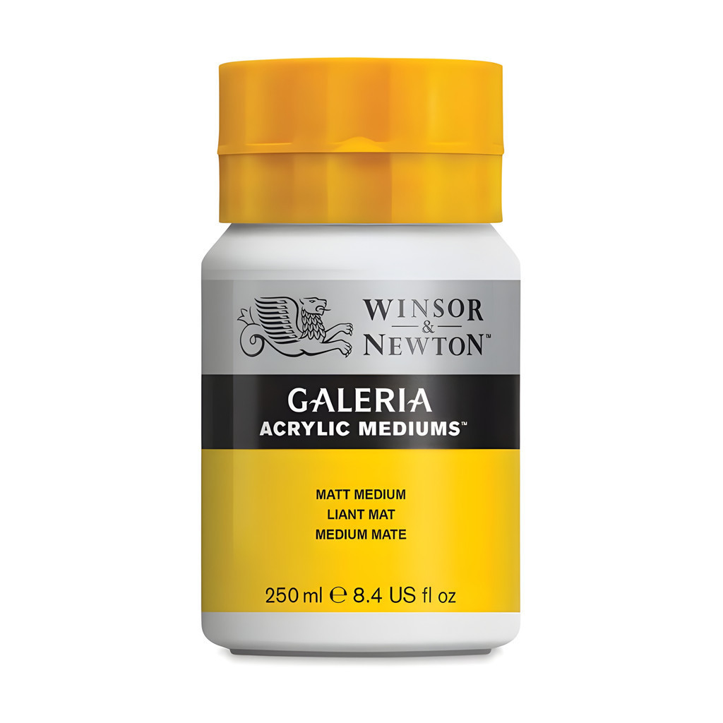 Acrílico Matt Medium 250ml Winsor & Newton Galeria