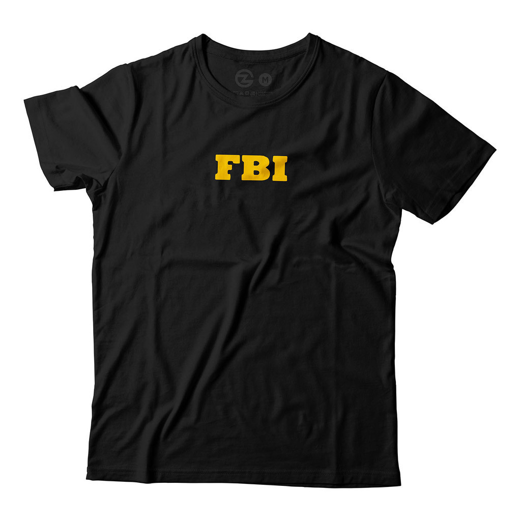 Camiseta Fbi Swat Agente Federal Fantasia Camisa Policia