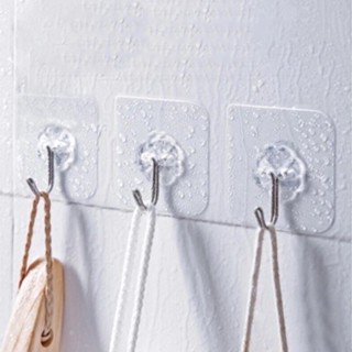 Kit 1/5/10/20 Gancho De Parede Forte Para Cozinha / Banheiro Multiuso Gancho Porta Não-Amarcaing em Oferta na Shopee