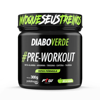 Pré Treino 300g Pré Workout Diabo Verde Ftw