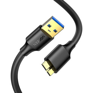 Ugreen Cabo Micro Usb B Macho para Usb 3.0 Preto 1 Metro em Oferta na Shopee