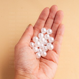 Perola Abs 10mm Furo Passante Branca. 500g - 1.000 Peças