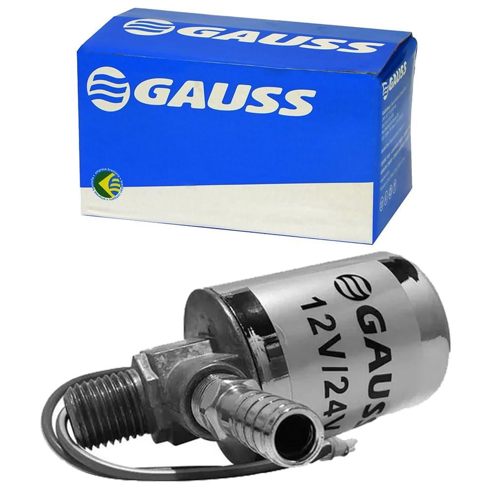 Válvula Solenoide Elétrica Buzina Ar Universal 12/24V Gauss em Oferta na Shopee