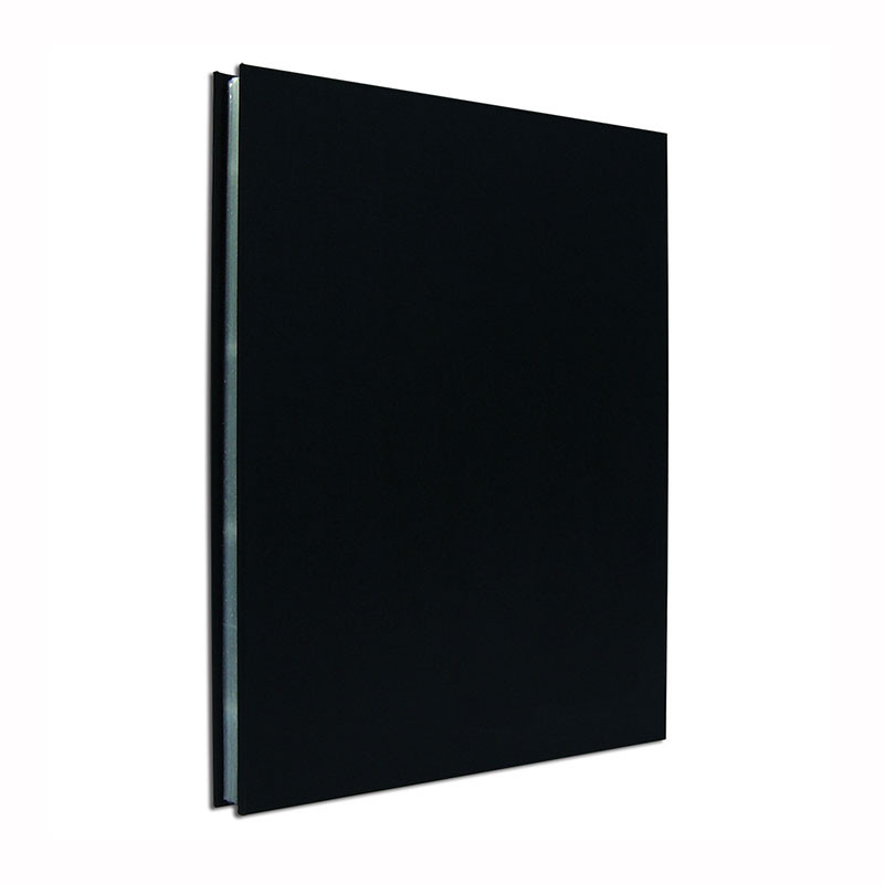 Pasta catálogo ofício economic 0222-6 Preta com 100 plásticos Hemon