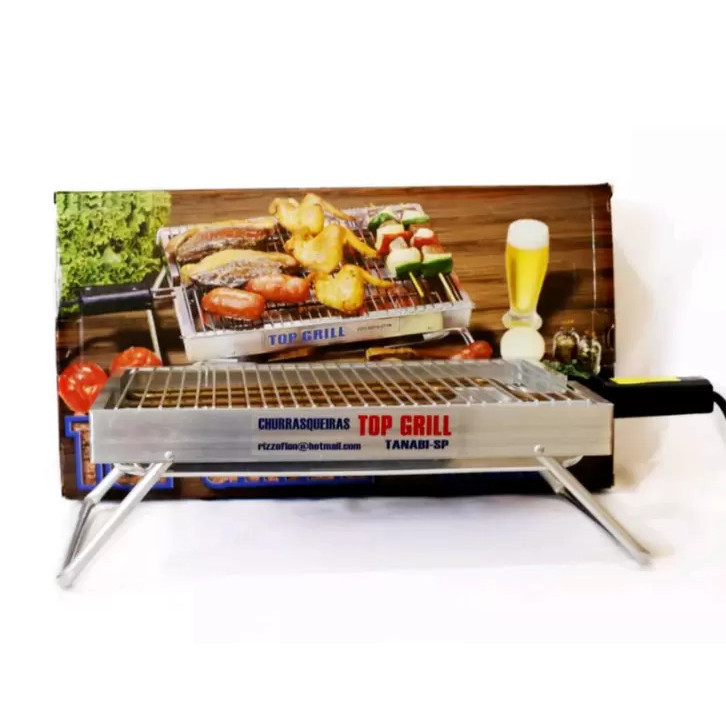 Churrasqueira Elétrica Aluminio Top Grill 1