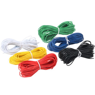 Kit 6 Metros Cabinho 24awg 6 cores 1m Colorido para Eletronica em Oferta na Shopee