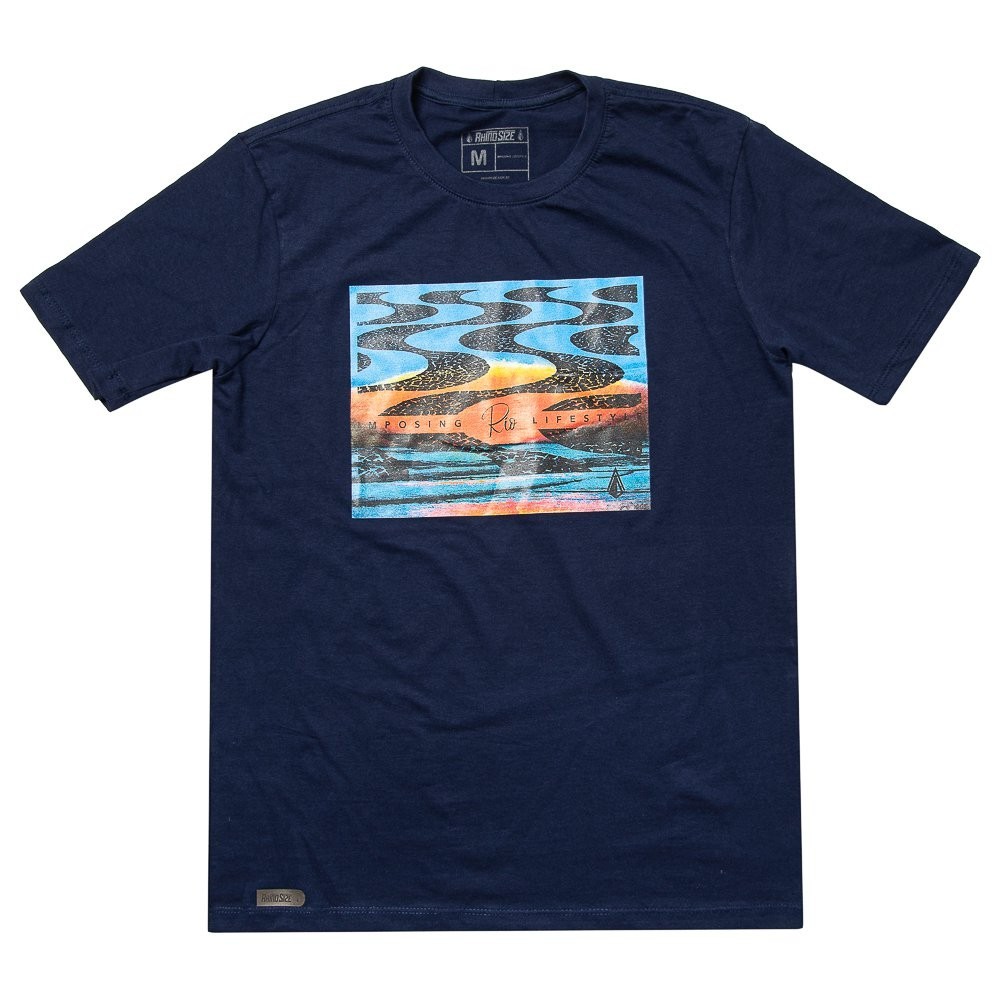 Camiseta Rhino Size RJ Azul marinho