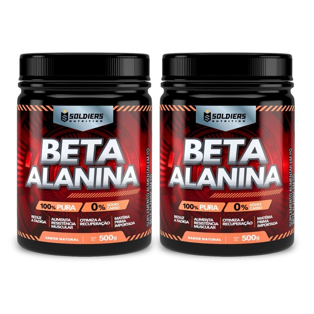 Beta Alanina 1kg - 100% Pura Importada - Soldiers Nutrition - Health