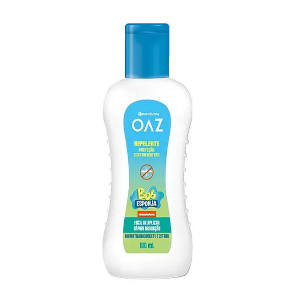 Repelente Oaz Bob Esponja 4 Horas Proteção 100Ml - Eurofarma