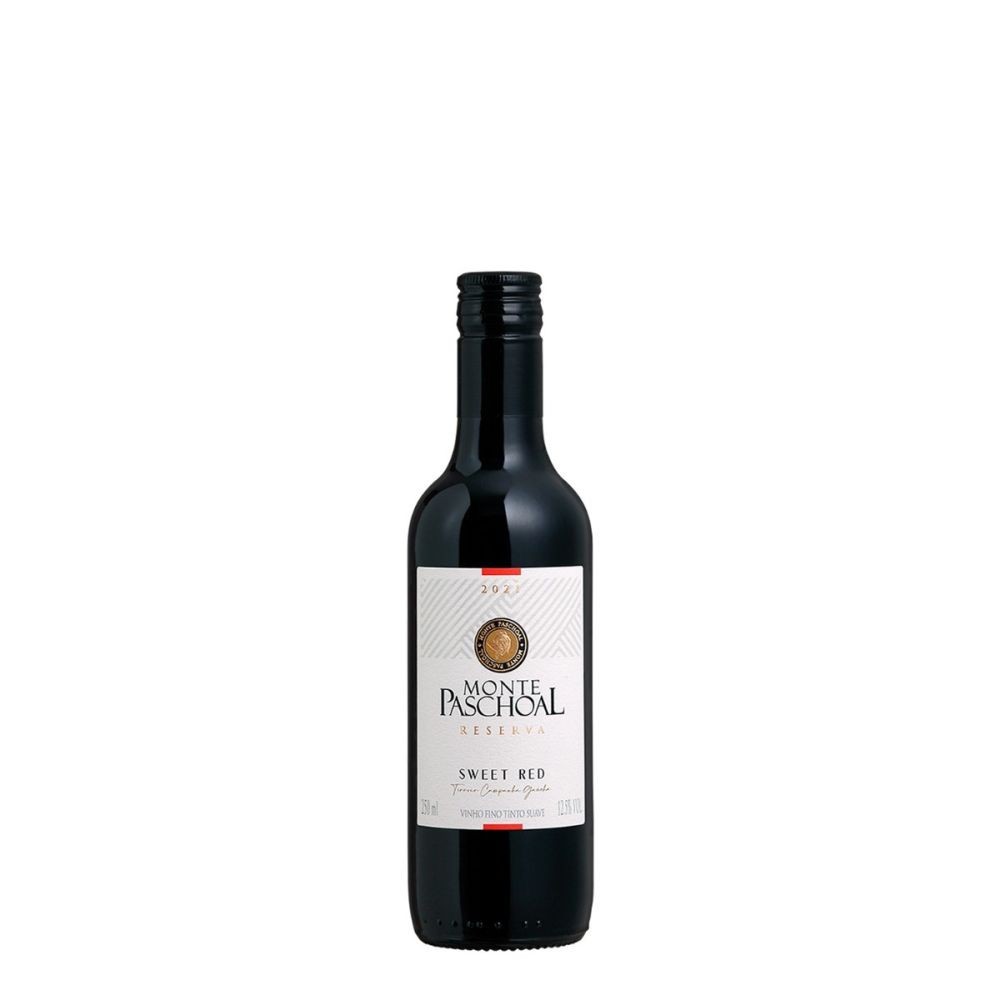 MINI VINHO MONTE PASCHOAL RESERVA SWEET RED TINTO 250ML