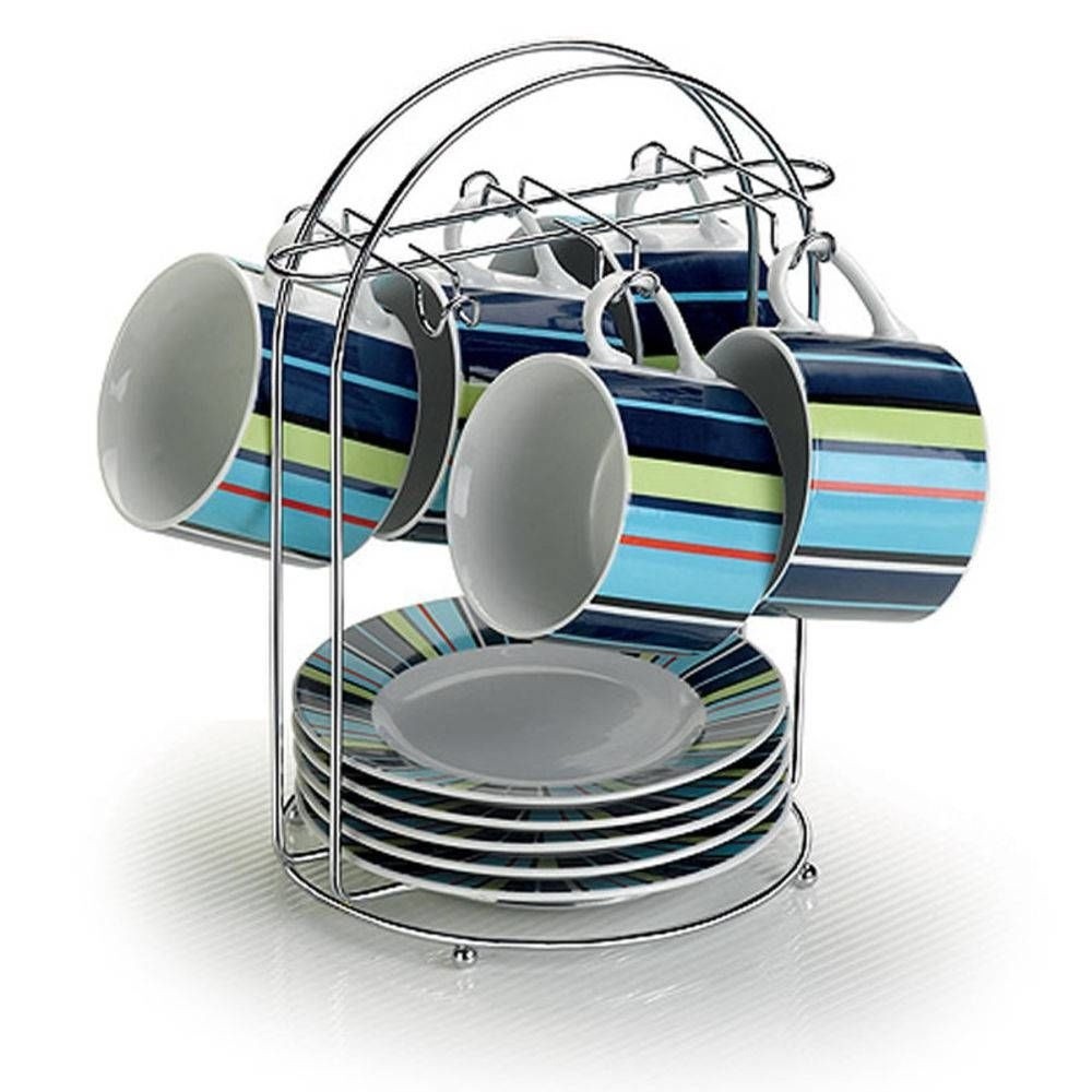 Suporte Para 6 Xícaras De Chá Grande (240ml) - Arthi em Oferta na Shopee