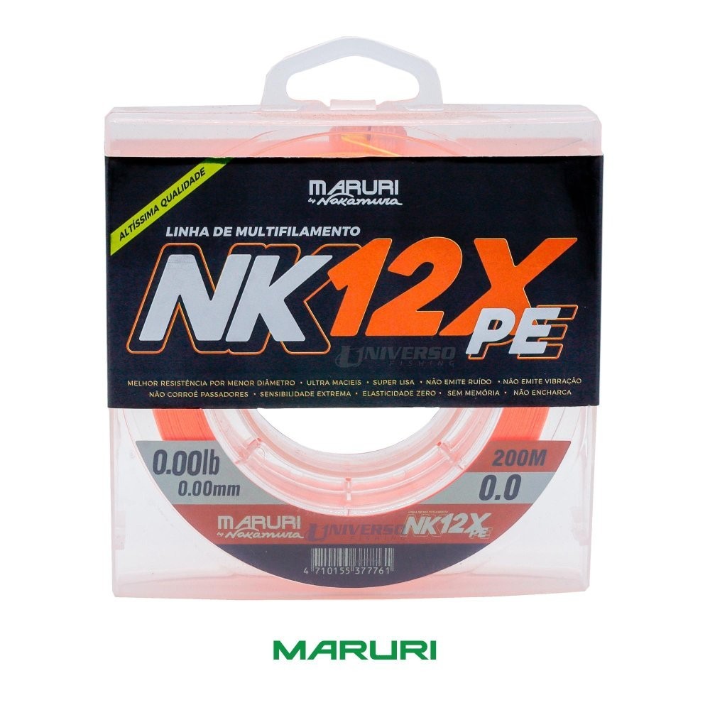 Linha Multifilamento Maruri NK12X PE | 200mts