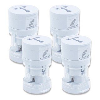 Adaptador Universal De Tomadas Viagem Internacional Kit com 4 Unidades