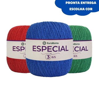 Barbante Euroroma Especial - 500 GRAMAS - Fio 3 (Mesma Espessura Passione) 1400 METROS em Oferta na Shopee
