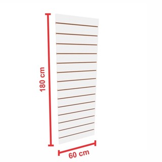Painel canaletado painel expositores Chapa canaletada branco E-Nichos em Oferta na Shopee