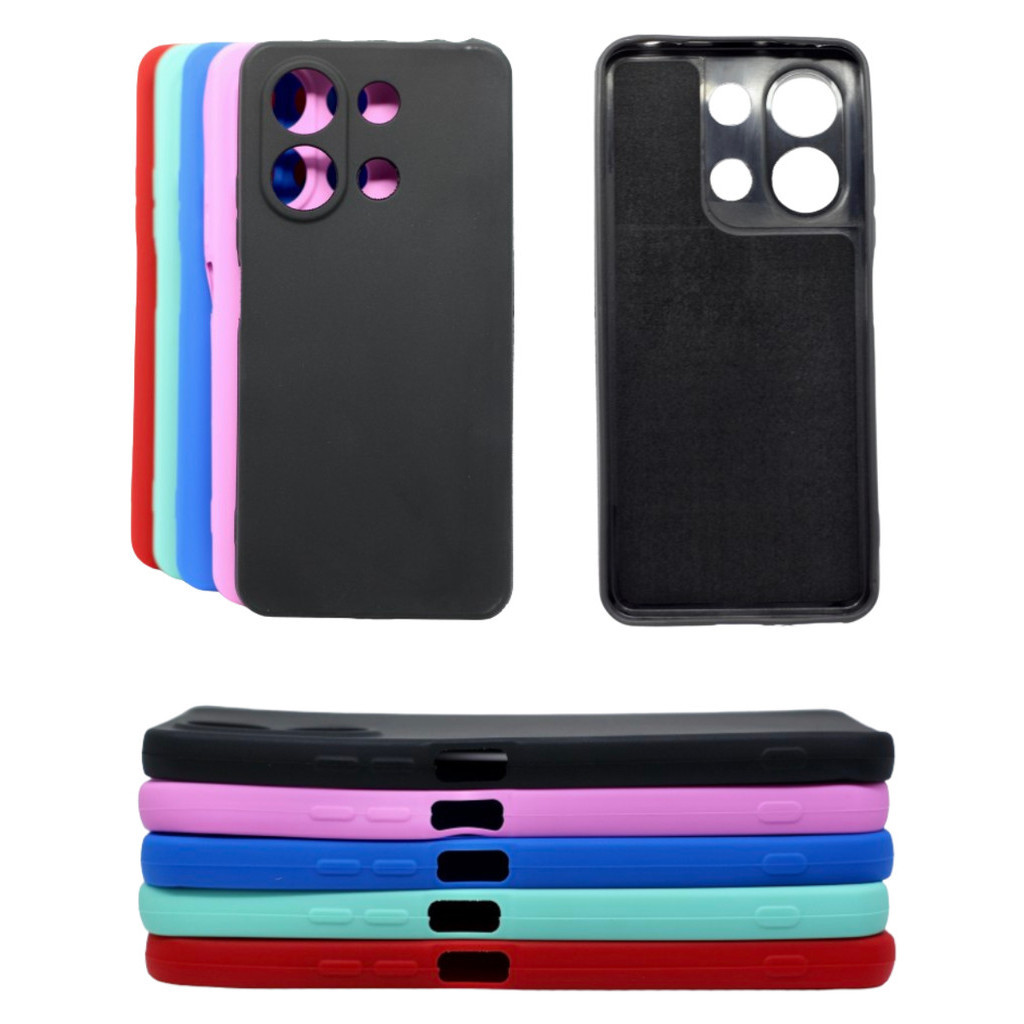 Capa Capinha Para Redmi Note 13 4g Aveludada Silicone Case Compativel Xiaomi TPU
