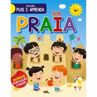 Coleção Puxe e Aprenda - Na Praia em Oferta na Shopee