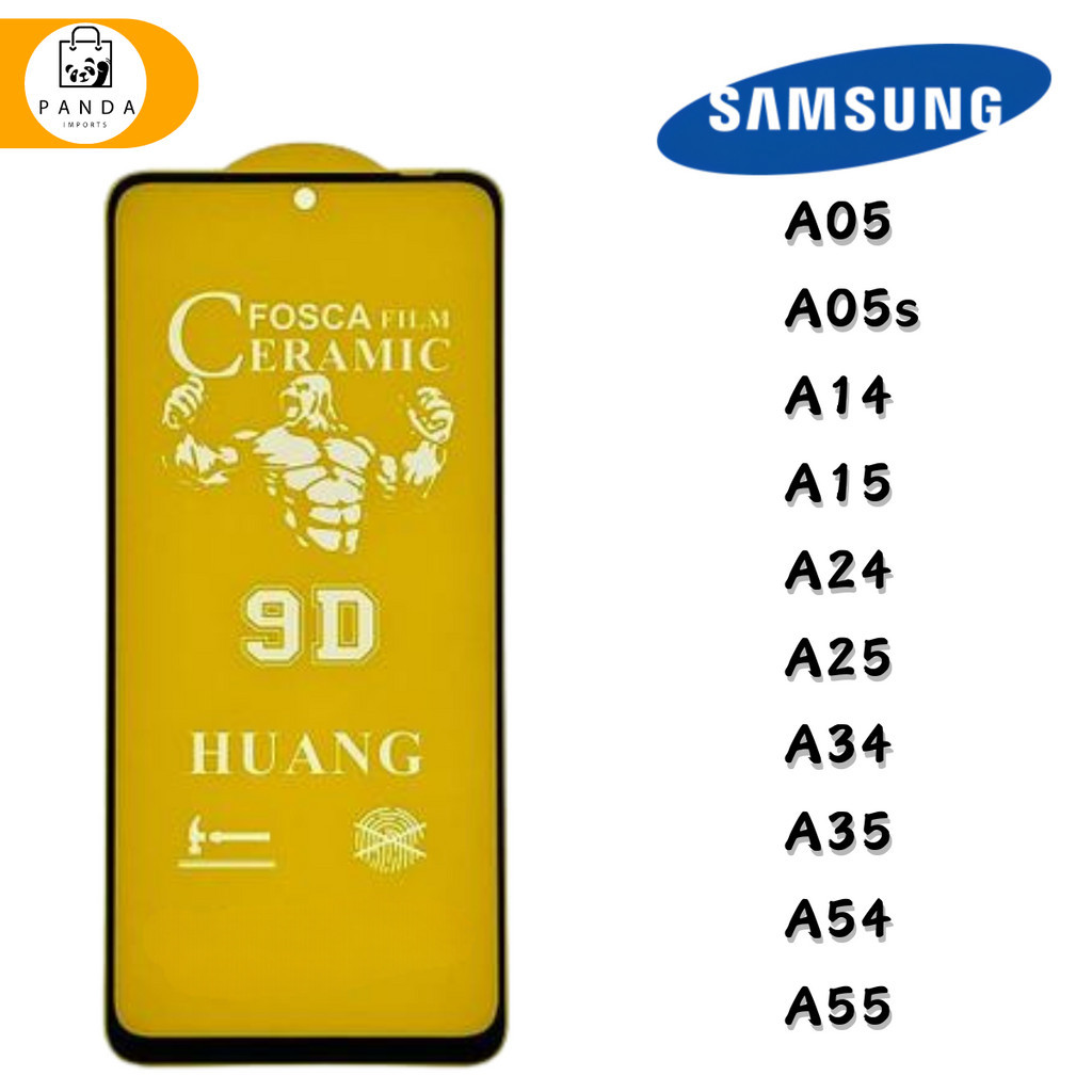 Película De Cerâmica Fosca 3D 9D Para Samsung Galaxy A05/A05s/A14/A15/A24/A25/A34/A35/A54/A55