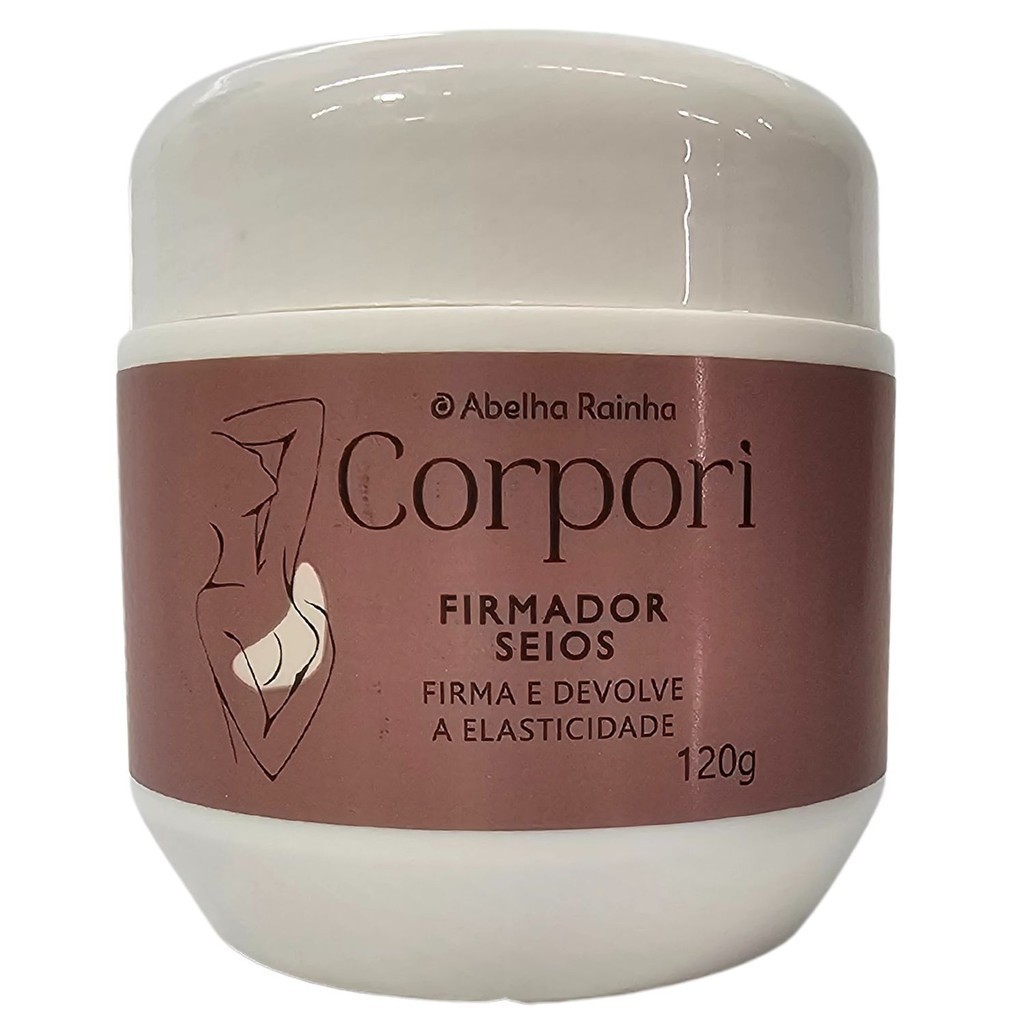 Creme Firmador Para Seios Com Colágeno Corpori Abelha Rainha 120g em Oferta na Shopee