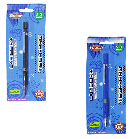 LAPISEIRA TECH-PRO COLORS 2.0MM C/APONTADOR NA CARTELA 7124 DAIWA GOLLER