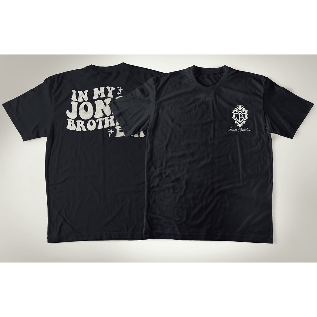 Camiseta Tradicional De Algodão Banda Jonas Brothers Pop