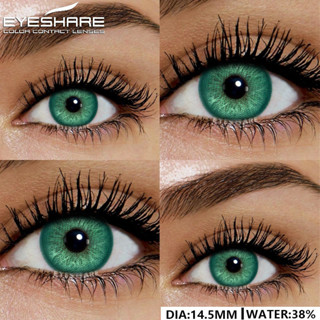 EYESHARE Novas Lentes De Contato Coloridas De 1 Par De Olhos Azuis Marrons Cinza Alunos Naturais Anualmente Verdes em Oferta na Shopee