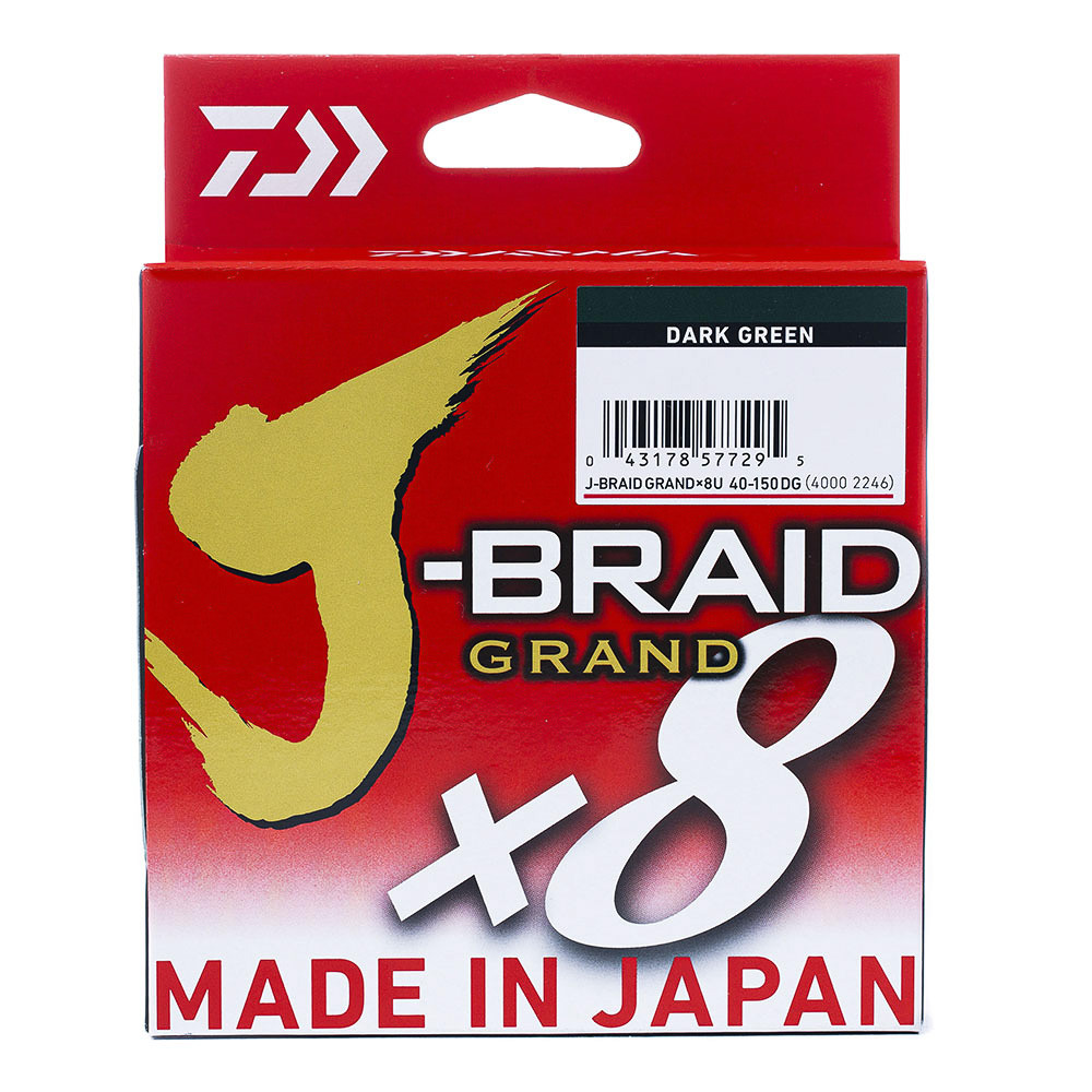 Linha Multifilamento 8 fios Daiwa J-Braid Grand X8 135m - Original Japão
