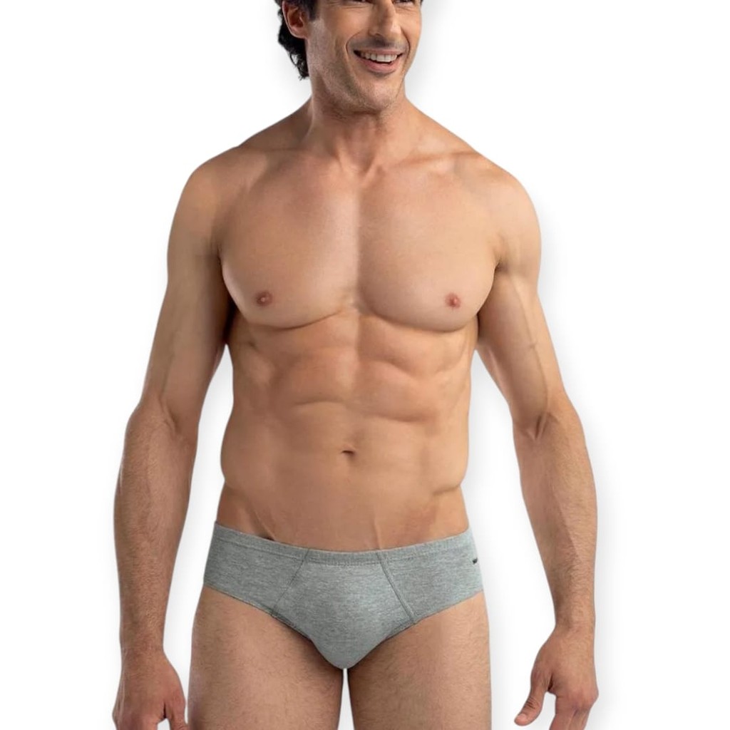 Kit 3 Cuecas Slip Algodão Masculino Mash Ref:010.20