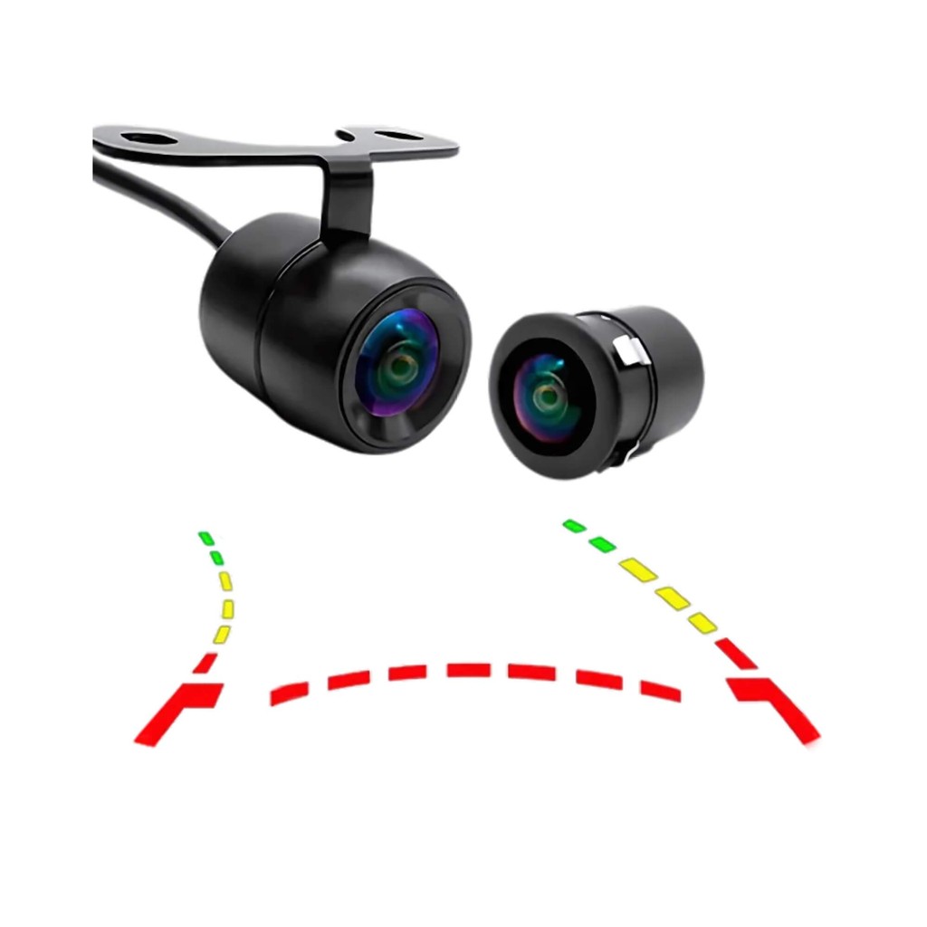 Câmera de Ré Borboleta HD 2x1 Linha Dinâmica Lente Fisheye H-tech - CR530 em Oferta na Shopee