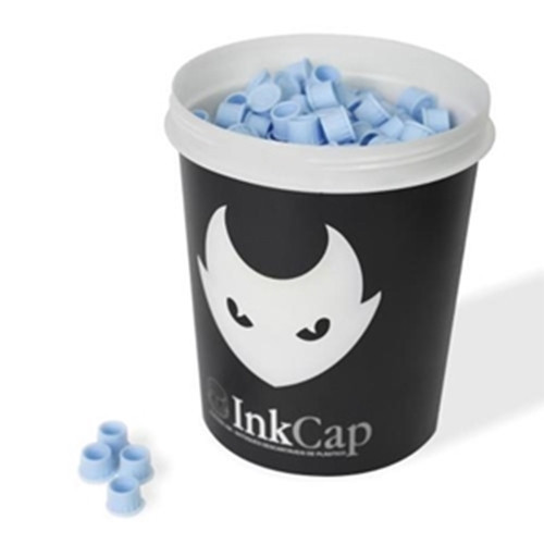 INK CAP BATOQUE DE SILICONE ELECTRIC INK AZUL P COM 500 UNIDS