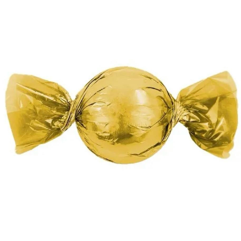 500 Embalagem Para Trufas OURO 15x16 REGINA