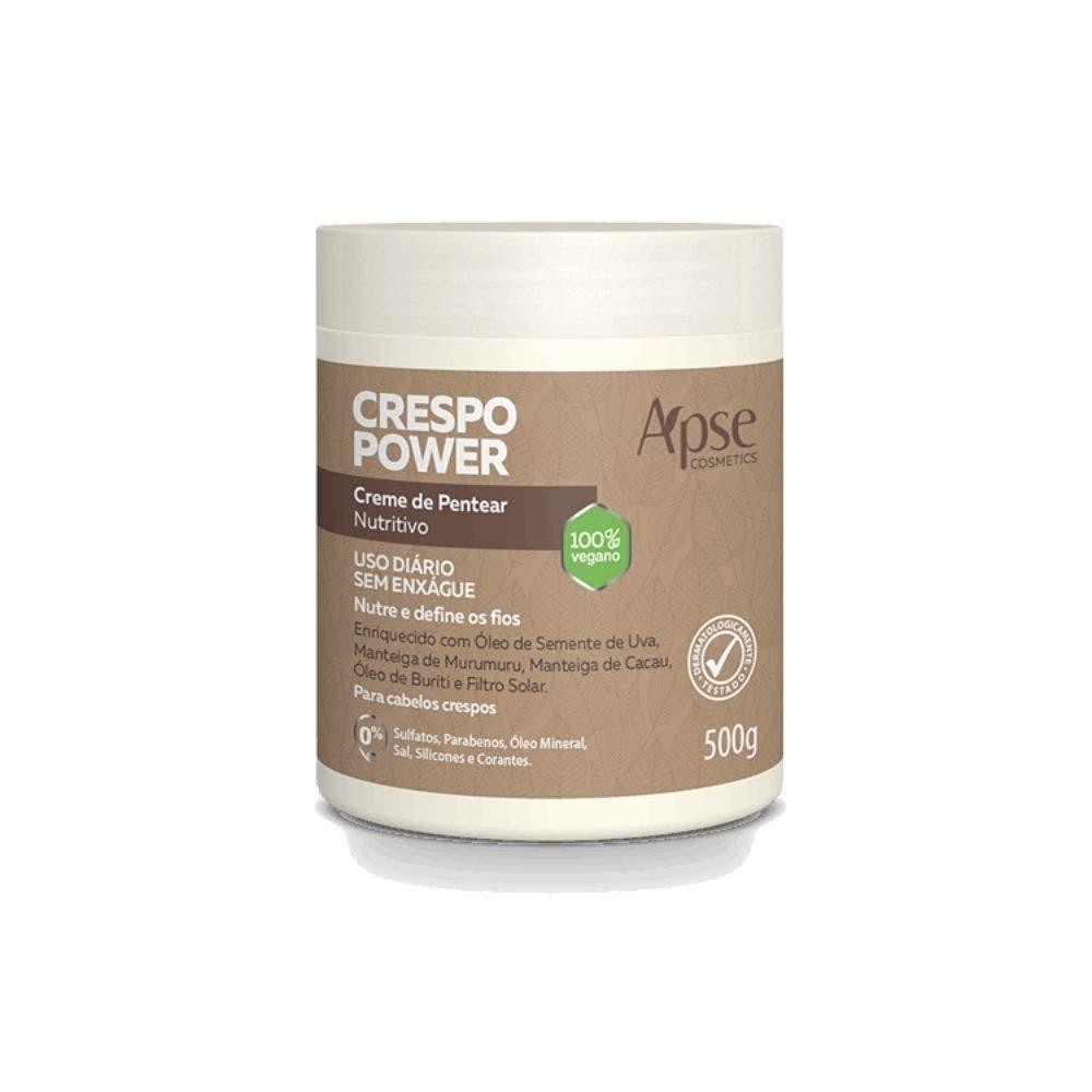 Creme de Pentear Apse Nutritivo Crespo Power 500gr em Oferta na Shopee