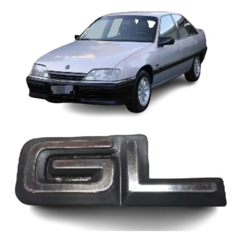 Emblema Gl Do Para-lama Omega 1994 Novo Original Gm