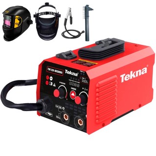 Máquina de Solda Inversora MMA/MIG 220v 100Ah TEKNA Com Mascará De Solda EVF-1020 EVALD em Oferta na Shopee
