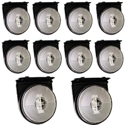 10 Lanterna Lateral Carreta Randon 88mm LED BIVOLT CR +Suporte