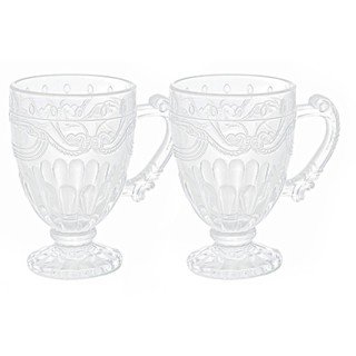 Conjunto De Xícaras Canecas De Cristal Imperial Transparente 190ml 2 Peças - Lyor em Oferta na Shopee