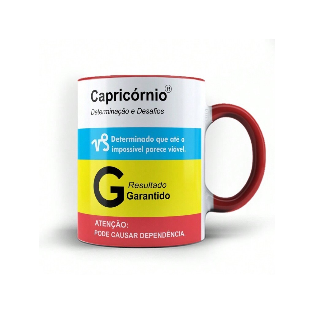 Imagem Caneca xicara Remédio Signo Capricórnio Capricorniano 24