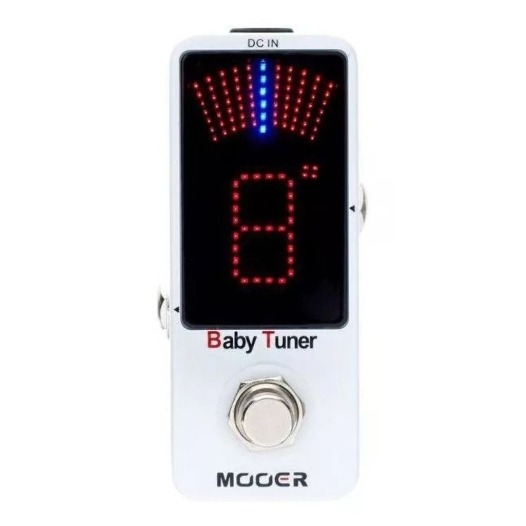 Pedal Mooer Baby Tuner Afinador Mini Micro Guitarra Baixo Violão