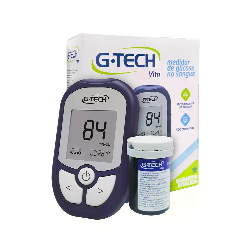 Kit medidor de glicose G-tech Vita