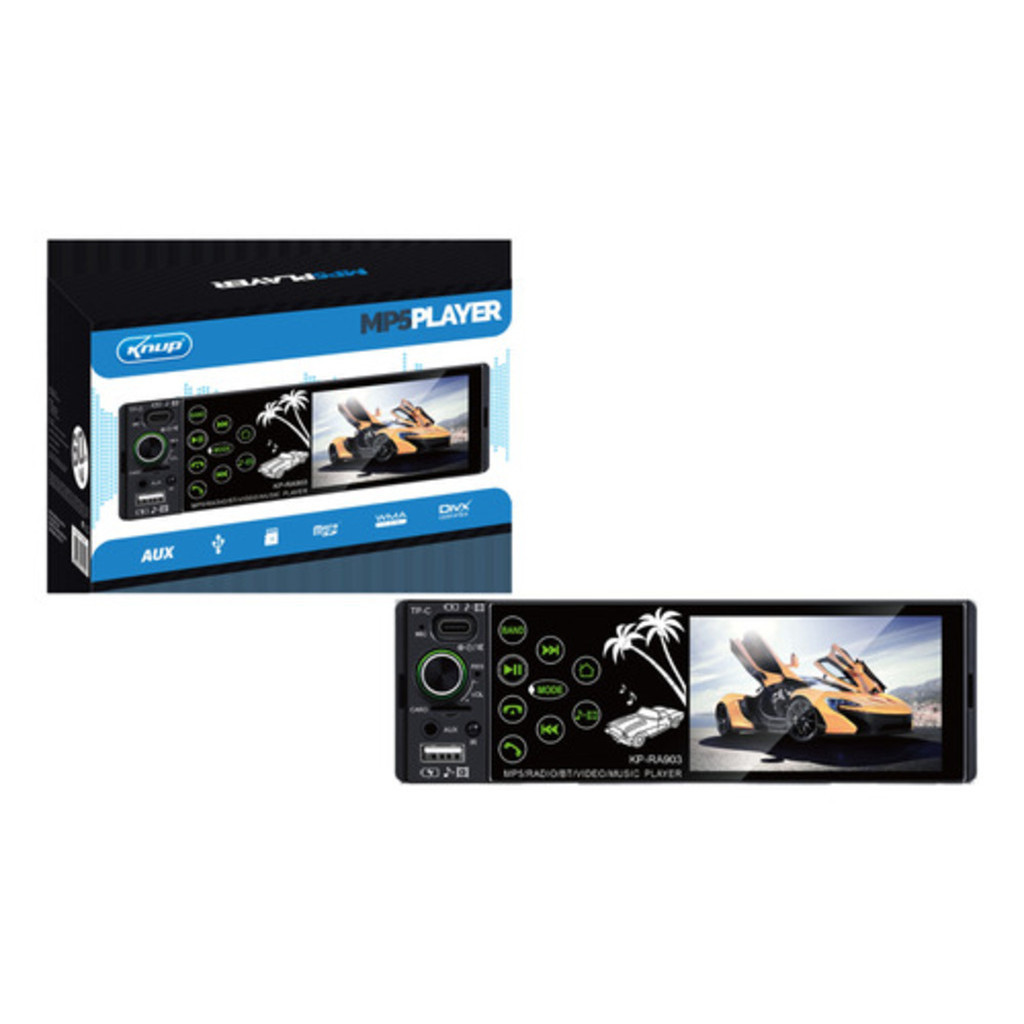Som Automotivo MP5 KP-RA903 Tela 4.3" Bluetooth Aux C/ Comando Volante em Oferta na Shopee
