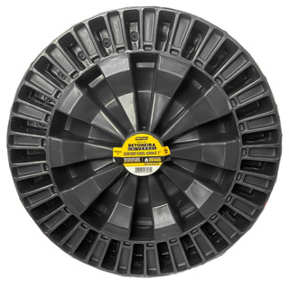 Roda Para Betoneira Universal Plástica Rígido Eixo 43mm Ou 1 Polegada Capacidade 350 KG em Oferta na Shopee