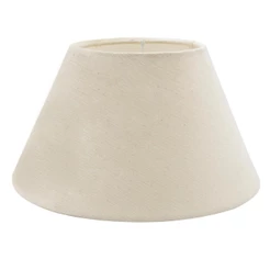cupula para abajur luminaria 9x14x22cm tecido algodão soquete nacional ou Importado Ref 17