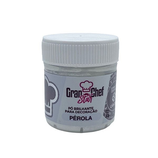 Pó Brilhante para Decoração 3g - Perola Cancer - 01 Unidade - Granchef - Rizzo - Food & Beverages