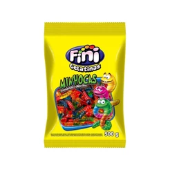 Gelatinas Fini Minhocas Docinhas - Pacote 500g